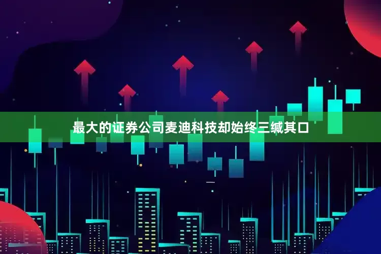 最大的证券公司麦迪科技却始终三缄其口