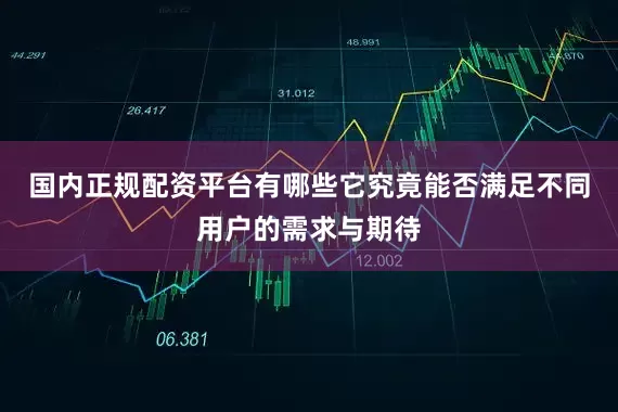 国内正规配资平台有哪些它究竟能否满足不同用户的需求与期待